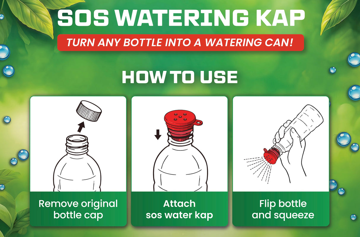 *NEW* SOS WATERING KAPΒ© | Turn any water bottle into a watering can!