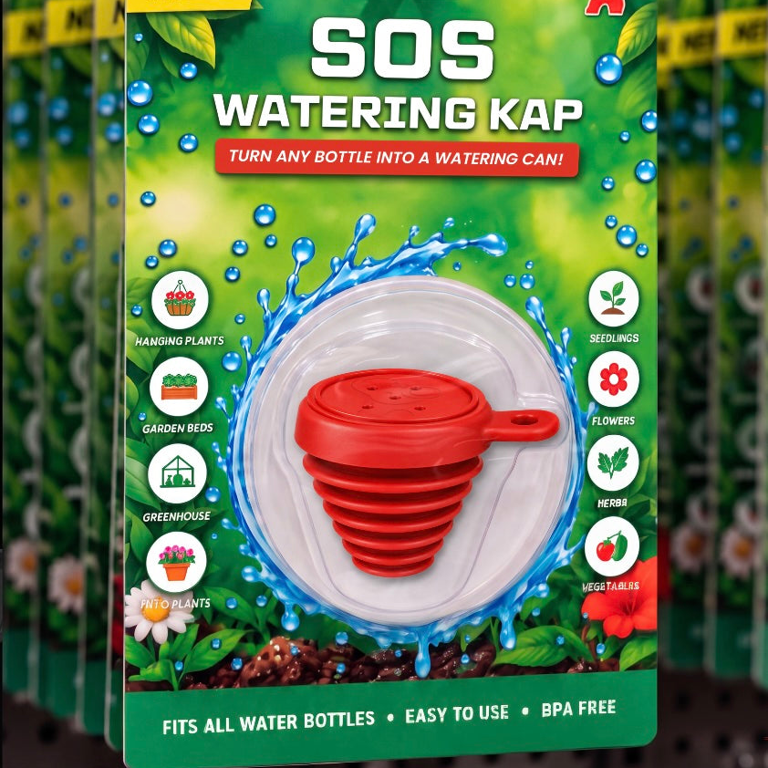 *NEW* SOS WATERING KAPΒ© | Turn any water bottle into a watering can!