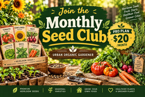 The Seed Club (PRO PLAN) 6 seed packs/month plus essentials